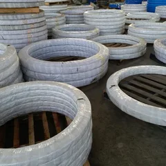 现代R450LC-7挖掘机回转轴承总成81N6-00021，底盘及整机零件