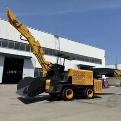 Model 80 Wheeled Mucking Loader with Scraper Conveyor, For Tunnel/Underground Mucking