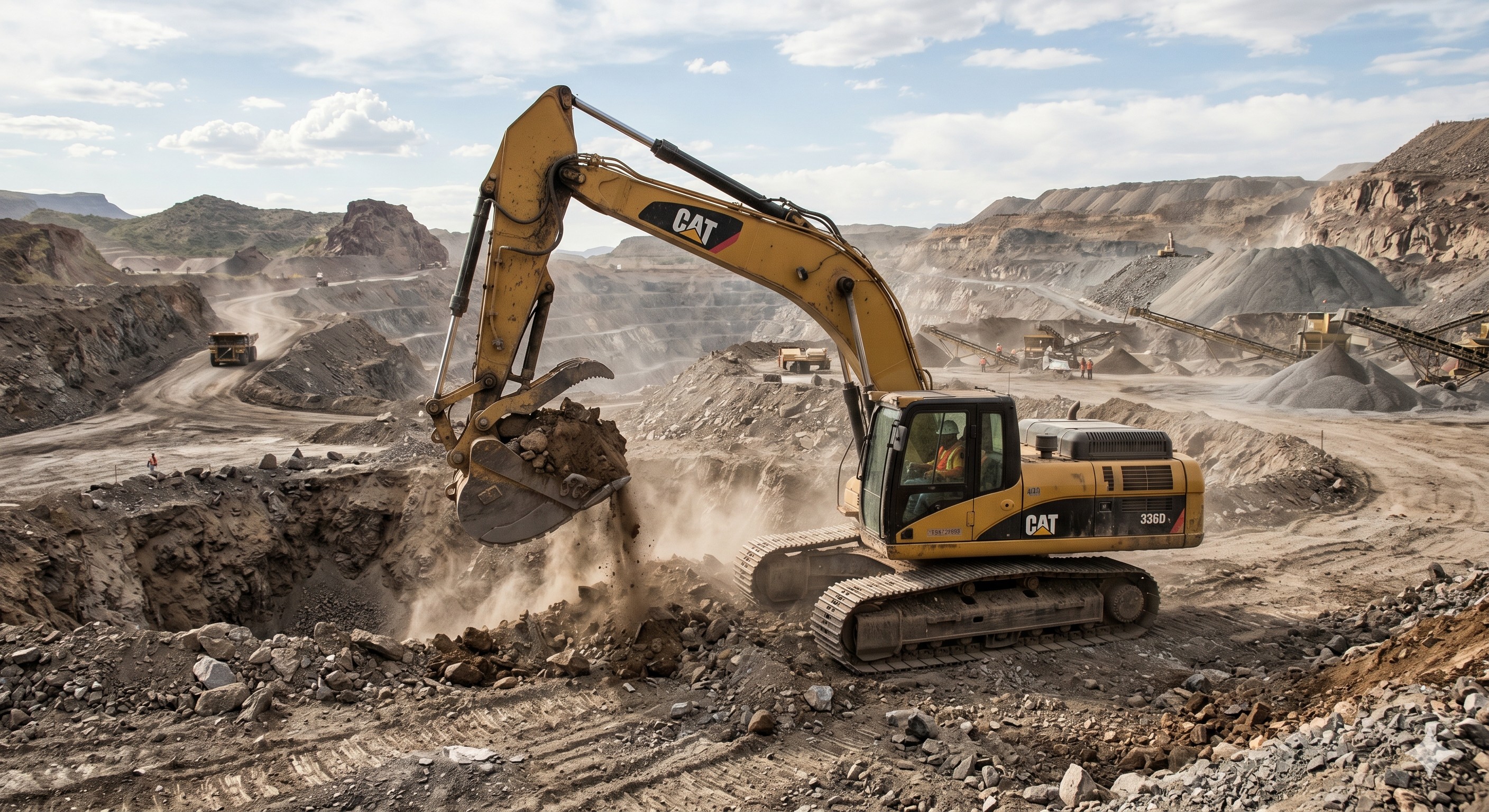 30 Ton Port Handling Excavator | High Reach Quarry & Logistics Heavy Equipment Exporter | 1 Yr Warranty