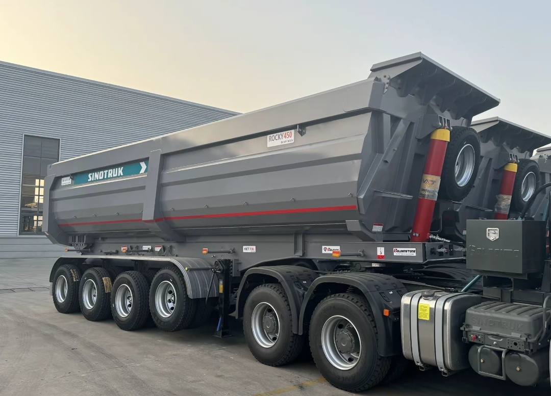 Rear-tipping Dump Semi-trailer