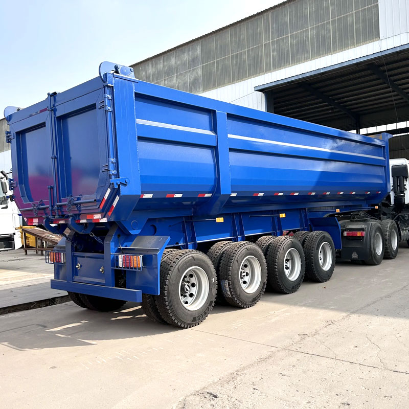 Rear-tipping Dump Semi-trailer