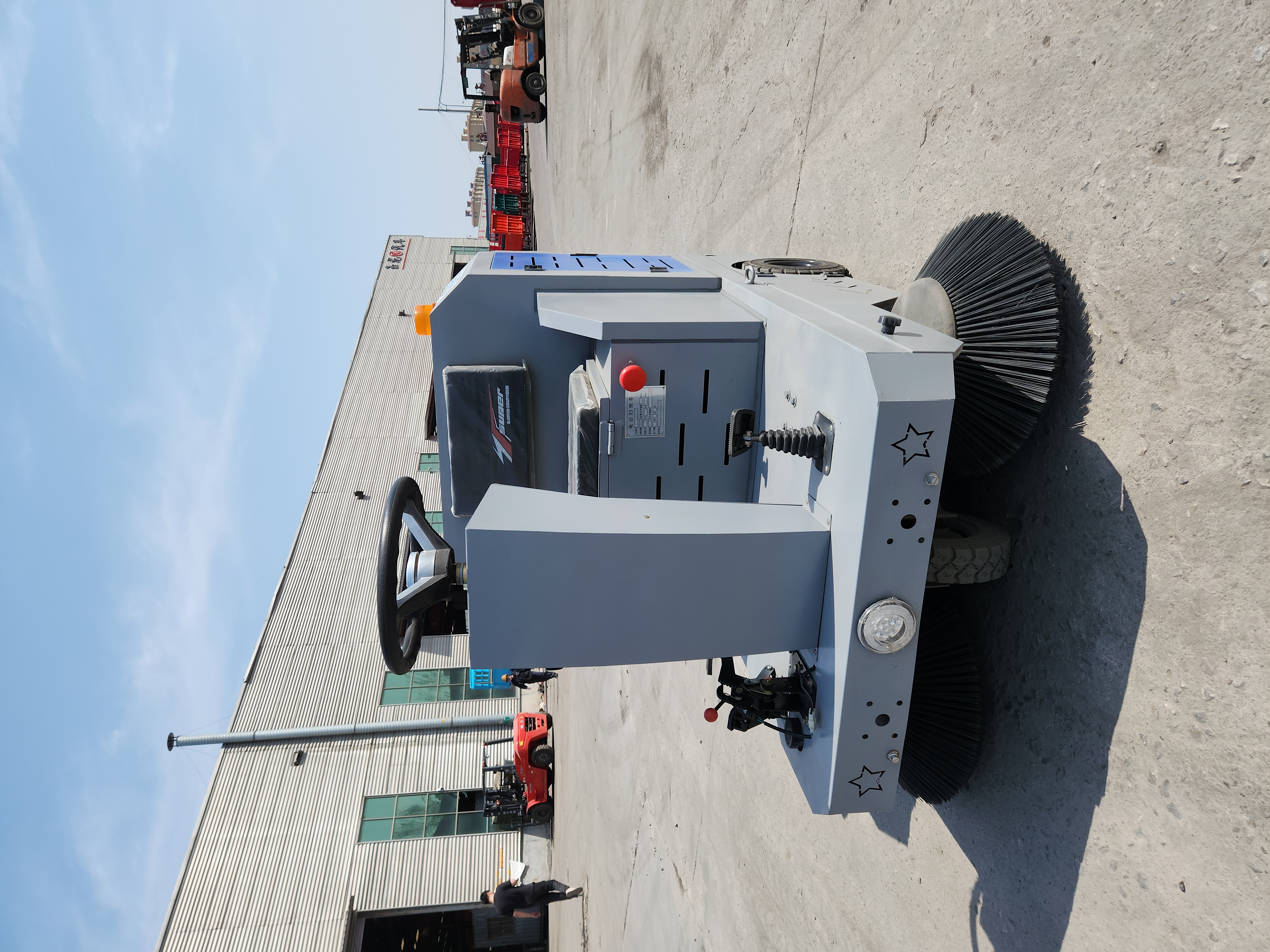 Small Ride-on Sweeper for Factory & Property Management