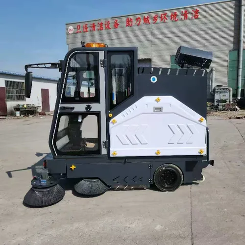Phantom S Enclosed Electric Road Sweeper for Industrial Use