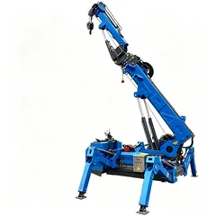Spider crane, crawler crane