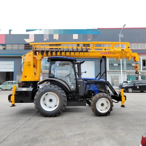 Tractor drilling rig integrated machine