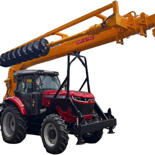 Tractor drilling rig integrated machine
