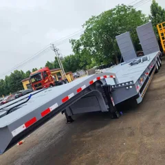 3-axle low-bed semi-trailer