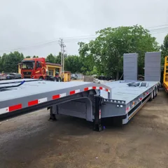 3-axle low-bed semi-trailer