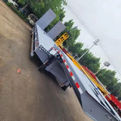 3-axle low-bed semi-trailer
