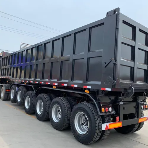 Rear-tipping Dump Semi-trailer