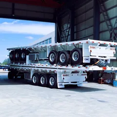 Heavy-duty flatbed semi-trailer
