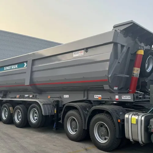 Rear-tipping Dump Semi-trailer