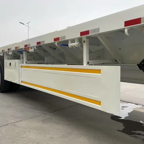 Heavy-duty flatbed semi-trailer