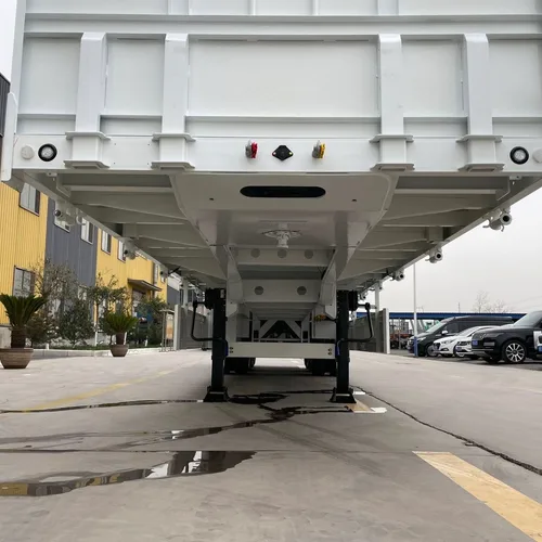 Heavy-duty flatbed semi-trailer