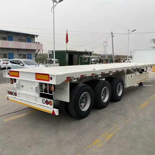 Heavy-duty flatbed semi-trailer