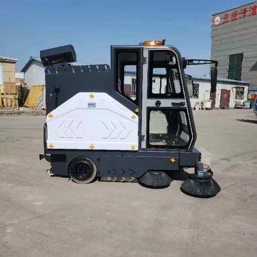 Phantom S Enclosed Electric Road Sweeper for Industrial Use