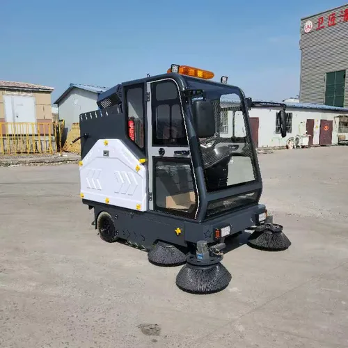 Phantom S Enclosed Electric Road Sweeper for Industrial Use