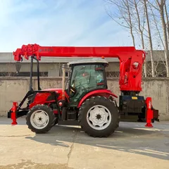 Tractor drilling rig integrated machine