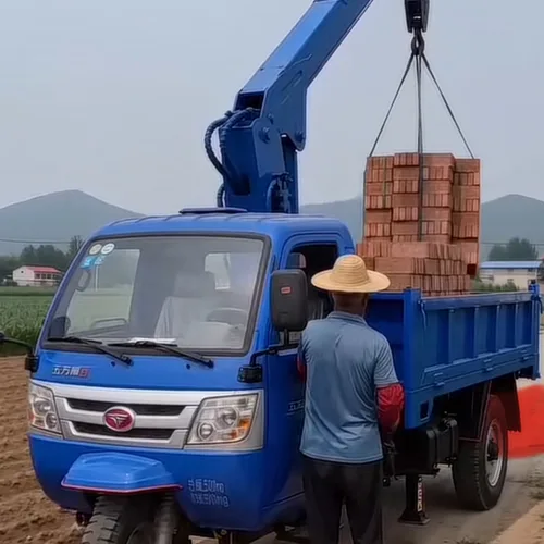 Three wheel truck mounted crane