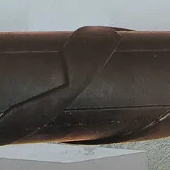 Left-hand Spiral Rubber Roller for Corn Harvester, 35mm Inner Hole, 225-260mm Length