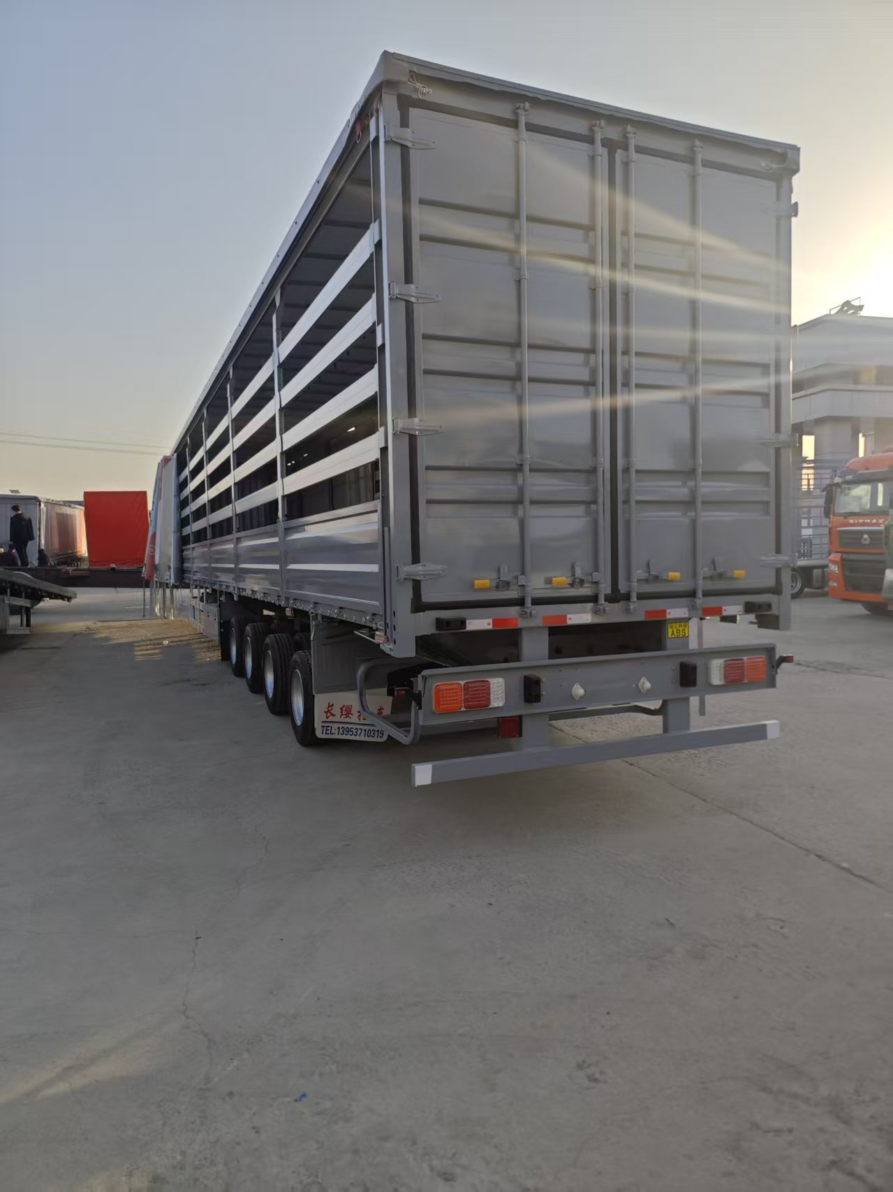 Durable Custom Steel Semi-Trailer, High Quality Dropside Curtain Side Traile
