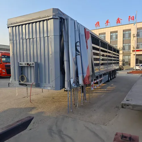 Durable Custom Steel Semi-Trailer, High Quality Dropside Curtain Side Traile