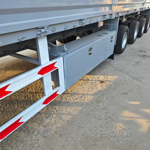 Durable Custom Steel Semi-Trailer, High Quality Dropside Curtain Side Traile