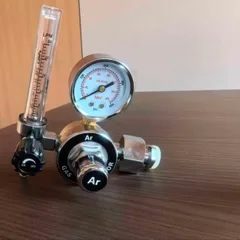 Ar Gas Regulator with Flow Meter