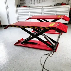 便携式中升汽车剪式升降机出售，高品质汽车升降机，适用于车库，可定制液压升降机
