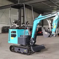 Free Shipping LanDer EPA Engine Mini Crawler Hydraulic Excavator Eaton Pump Motor Gearbox PLC Bearing Agriculture Home 1 Year