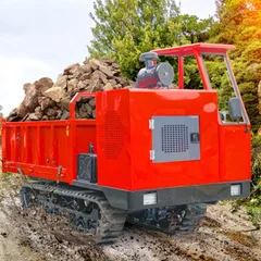 Tracked transport vehicle
