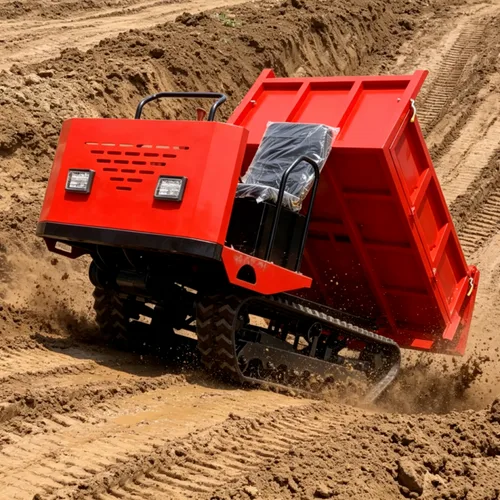 Tracked transport vehicle