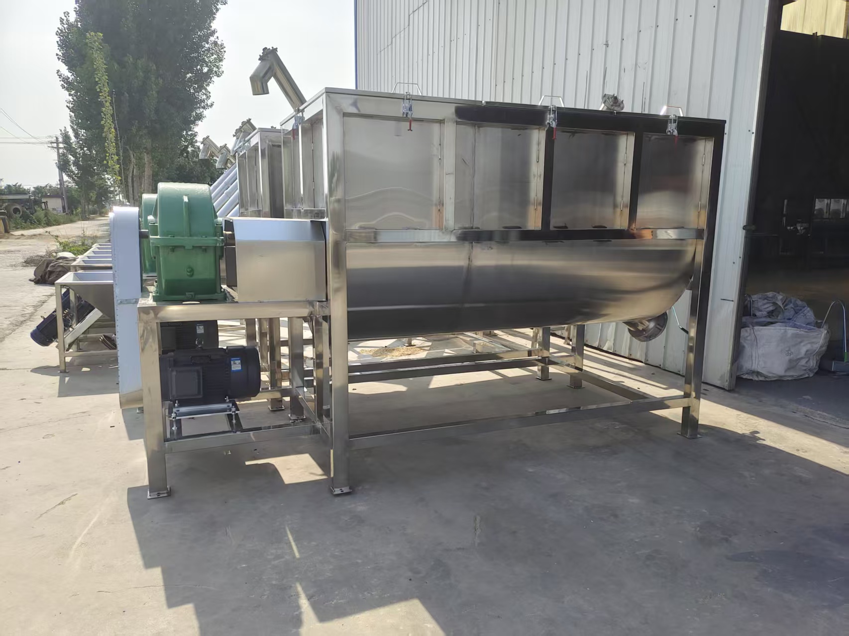 2 Ton Stainless Steel Ribbon Mixer