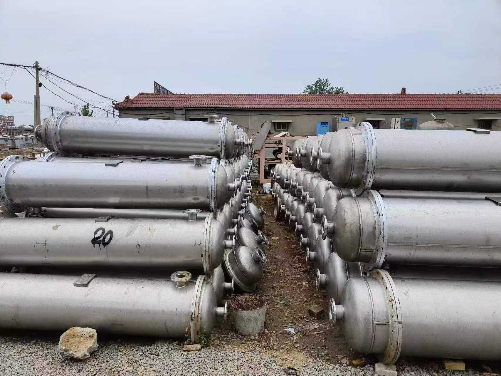 Stainless Steel Condenser 10-500㎡ Shell and Tube Heat Exchanger