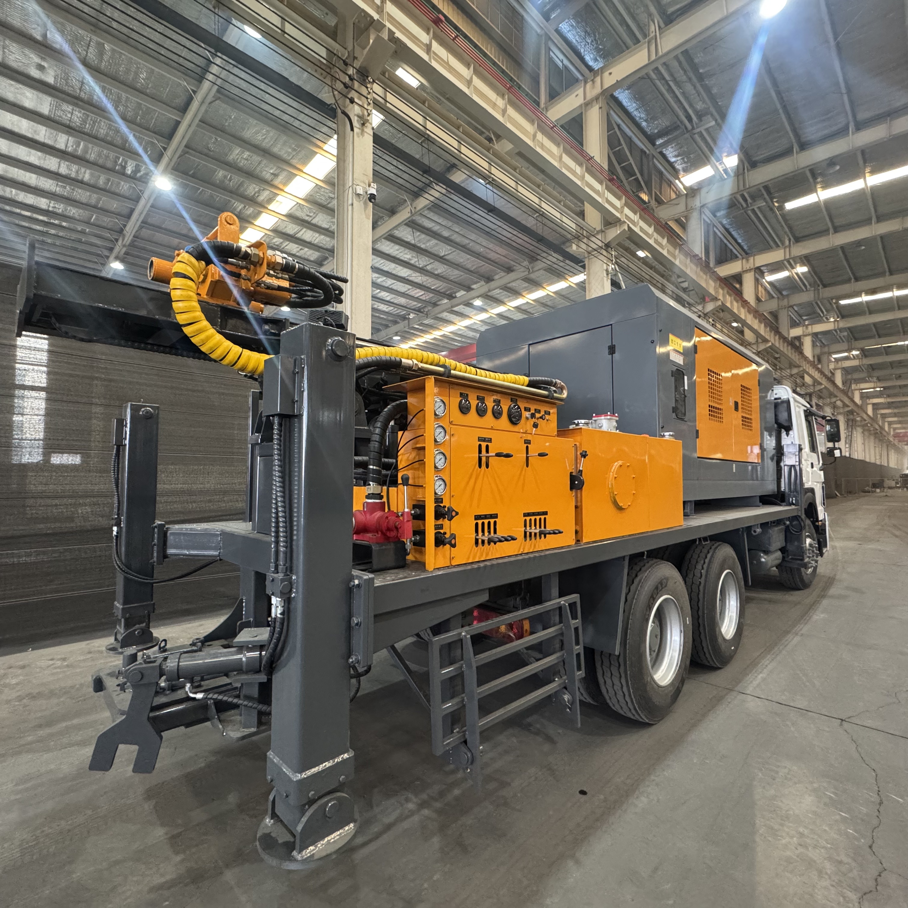 Vehicle-mounted Full Hydraulic Water Well Drilling Rig