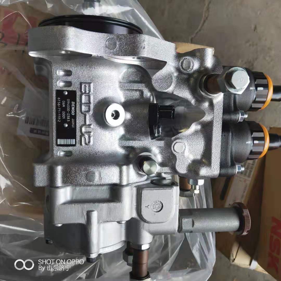 Fuel Injection Pump Assembly 6156-71-1112 (Denso 094000-0380) for Komatsu PC400-7, PC450-7, PC460-7 Excavators and D65PX-15 Bulldozer