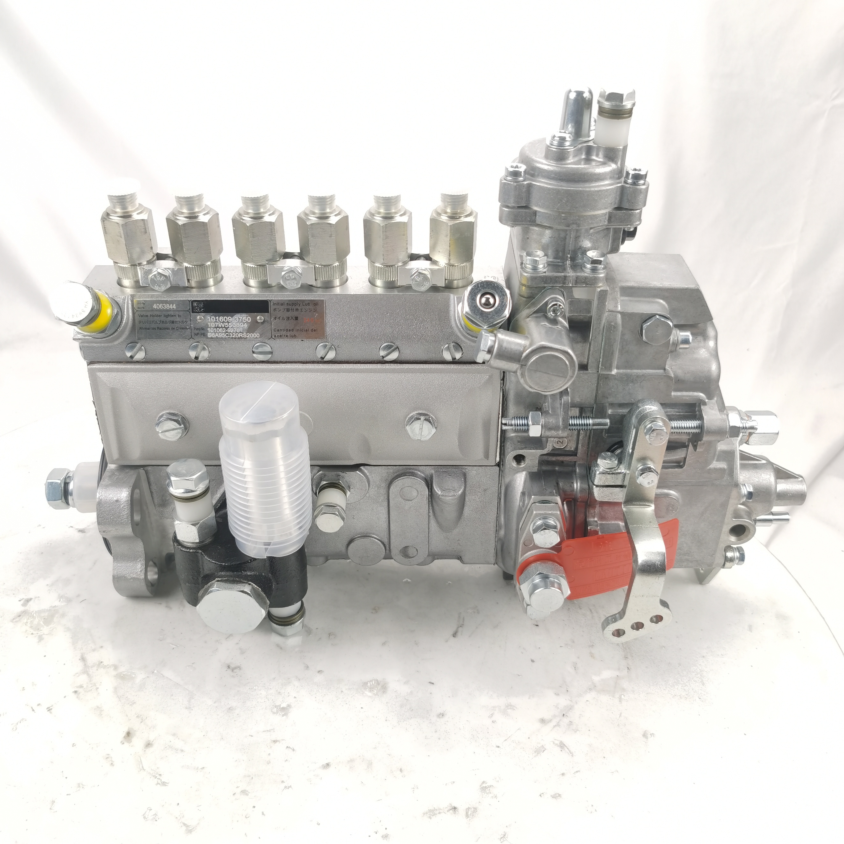 High pressure fuel injection pump (diesel pump) 6222-71-1410, 101062-9270, 101609-3750 for Komatsu WA420-3, PC200-7 equipped with SA6D108 engine