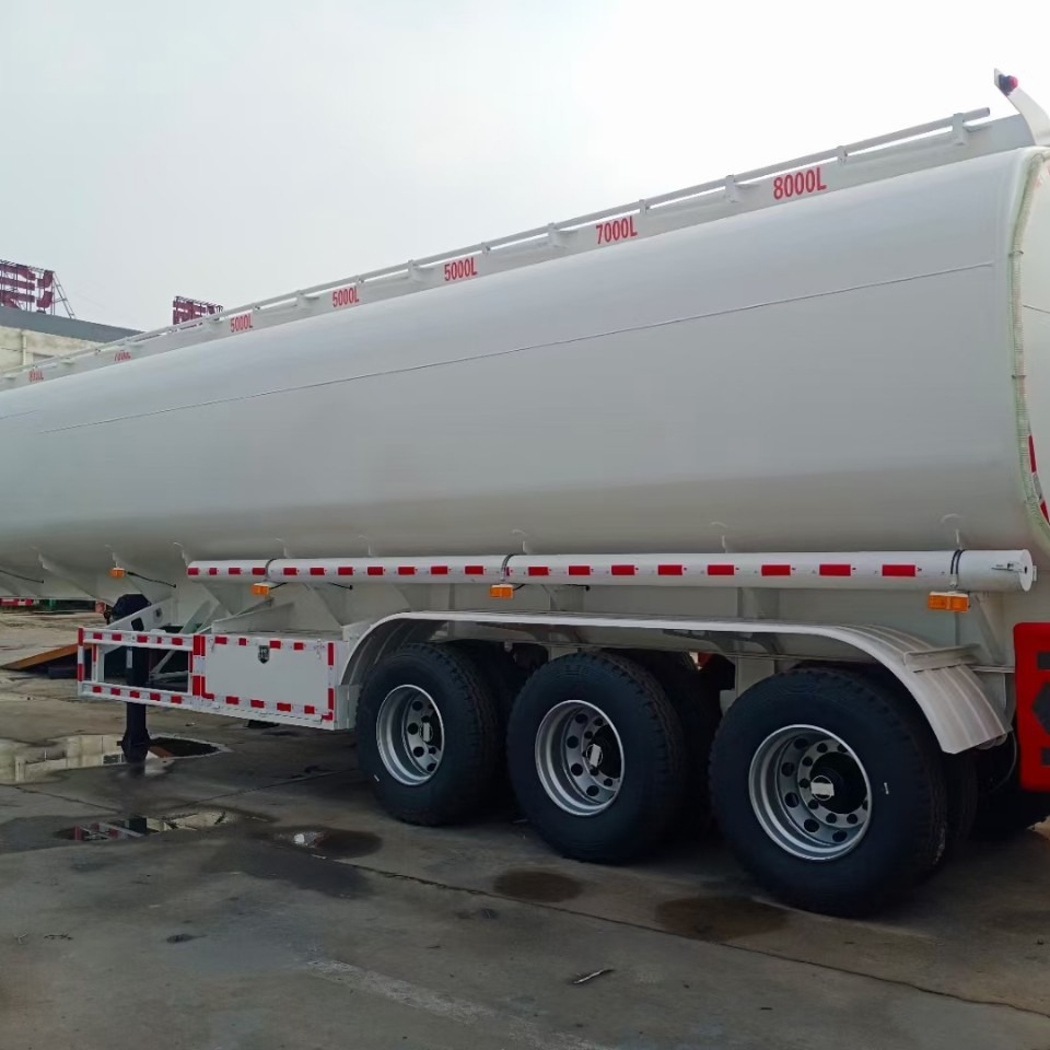 3-Axle Large-Capacity Aluminum Fuel Tank Semi-Trailer/