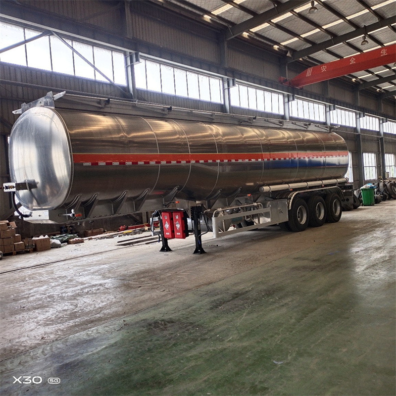 3-Axle Large-Capacity Aluminum Fuel Tank Semi-Trailer/