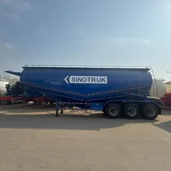 SINOTRUK 3-Axle Dry Bulk Cement/Powder Tank Semi-Trailer
