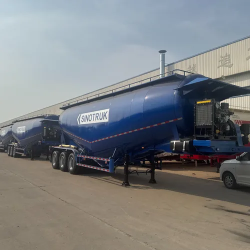 SINOTRUK 3-Axle Dry Bulk Cement/Powder Tank Semi-Trailer
