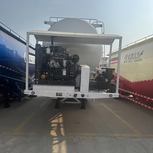 低/中密度散装粉末气动卸料罐式半挂车