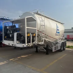 低/中密度散装粉末气动卸料罐式半挂车