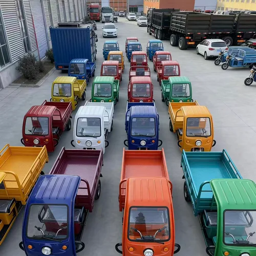 Heavy-duty electric dump tricycle