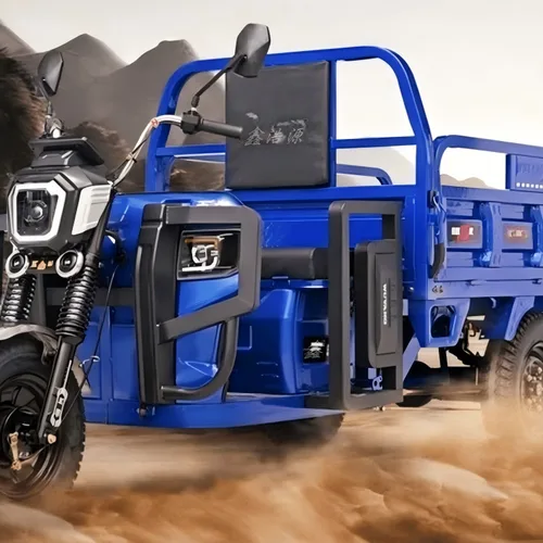Heavy-duty electric dump tricycle