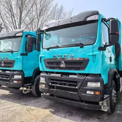 SINOTRUK HOWO TX Flagship Export Dump Truck 400HP 5.8m Box Front Lifting Mining & Construction Tipper (With Export License)