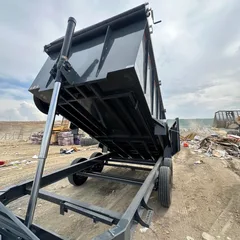 Two-axle dump trailer