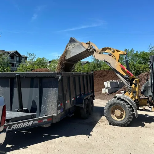 Two-axle dump trailer