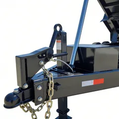Three-axle dump trailer