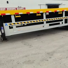 3-Axle Heavy-Duty Flatbed Semi-Trailer